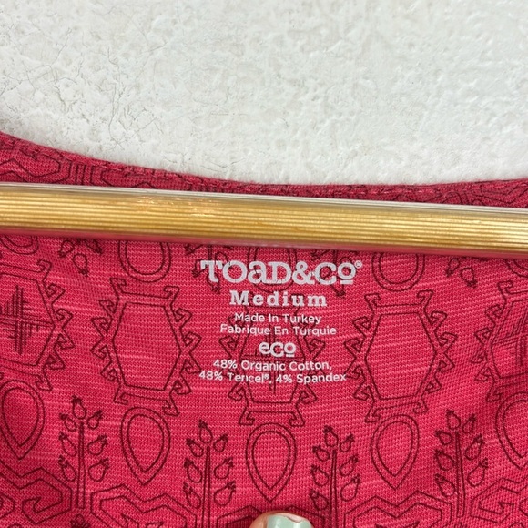 Perfect Toad&Co Rosemarie deep pink Dress M - Picture 4 of 6